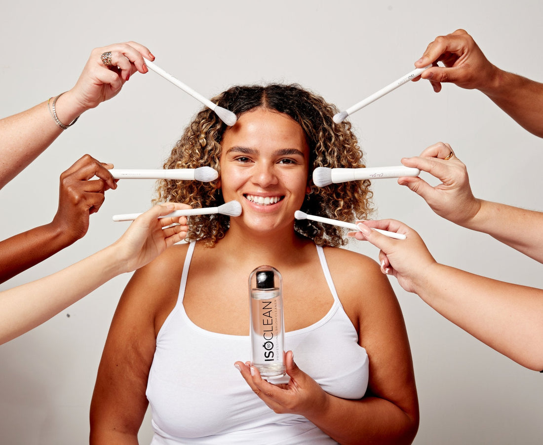 ISOCLEAN MAKEUP BRUSHBOX -12 PIECE CREATOR BRUSH COLLECTION - iso-clean-uk