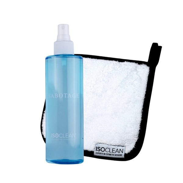 ISOCLEAN's 275ml 'Sabotage' Scented makeup brush cleaner + mini microfibre towel