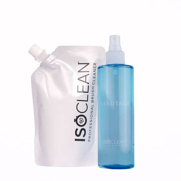 SCENTED ISOCLEAN 275ml 'Sabotage' Makeup brush cleaner + 275ml eco refill