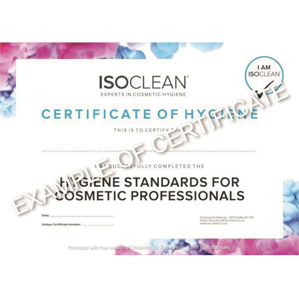 ISOCLEAN Education Course Certificate (Downloadable) - iso-clean-uk