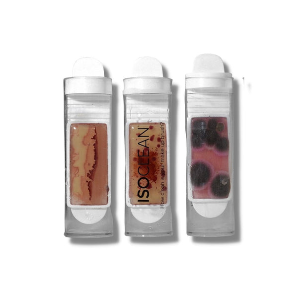 ISOCLEAN Makeup Brush Hygiene Test Tube Dip Slide Test - Bacteria Testing Kit - iso-clean-uk