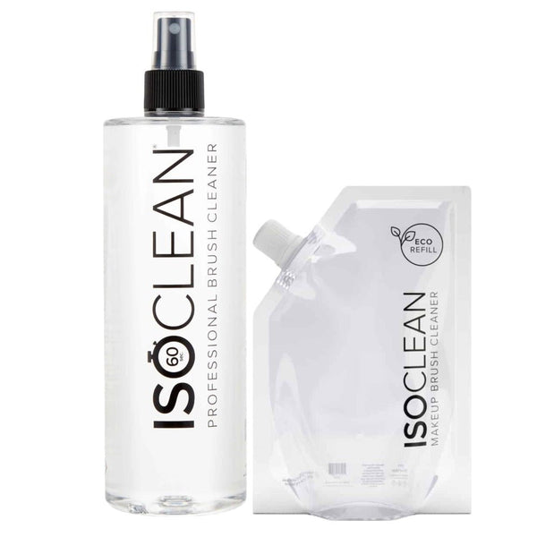 ISOCLEAN Spray Top Bundle - 525ml Spray Top Brush Cleaner & 525ml Eco-Refill - iso-clean-uk
